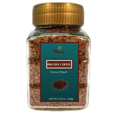 Cà phê hòa tan sấy lạnh Pure Ground coffee Robusta title=
